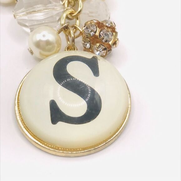 Gold Chic Initial S Keychain Car Accessory - Picture 4 of 6